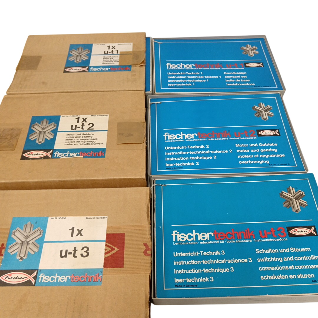3 boites UT 1,2,3 instruction technique Fisher Bon état -  reconditionné disponible sur Label Emmaüs